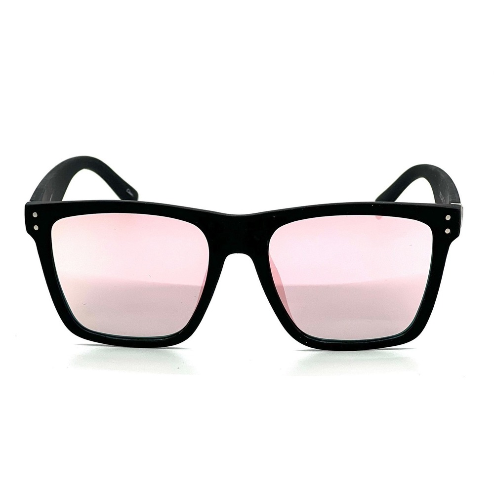 Luxury Sunglasses Pink Mirrored Lens Square Fashion Sun Glasses Lentes Women New - Picture 4 of 11